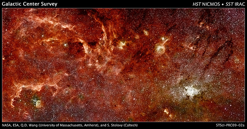 hubble-spitzer_galactic_center